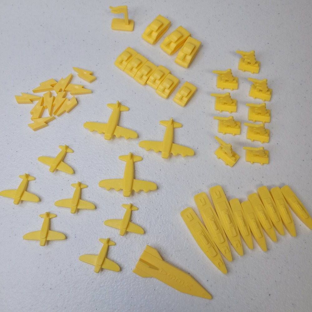 Power The Game Replacement Tokens‎ Yellow Army Tokens Game Pieces